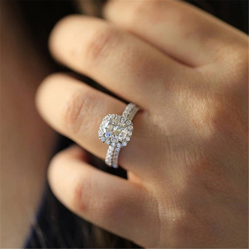 Wholesale Copper Micro Diamond Ring