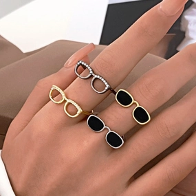 Wholesale Copper Mini Interdigital Glasses with Adjustable Rings