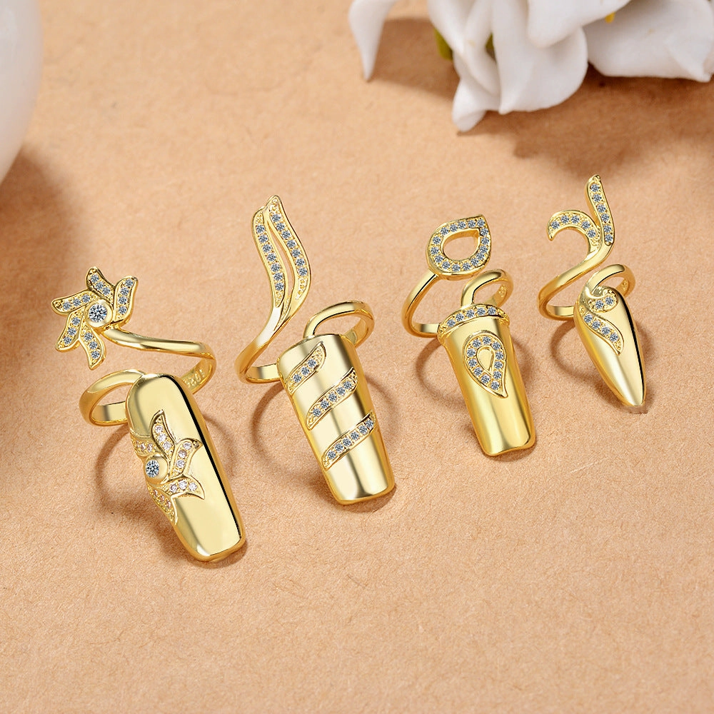 Wholesale Copper Nail Finger Rings