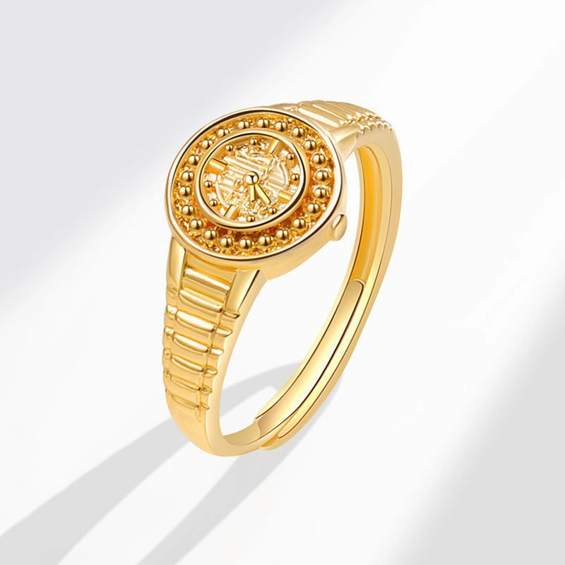 Wholesale Copper Non-stop Word Watch Ring