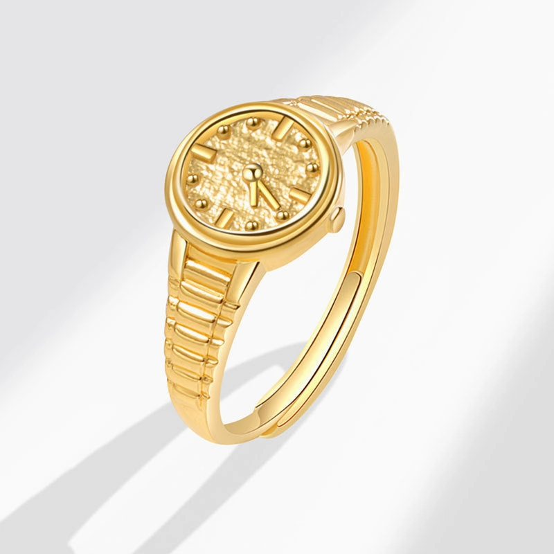 Wholesale Copper Non-stop Word Watch Ring