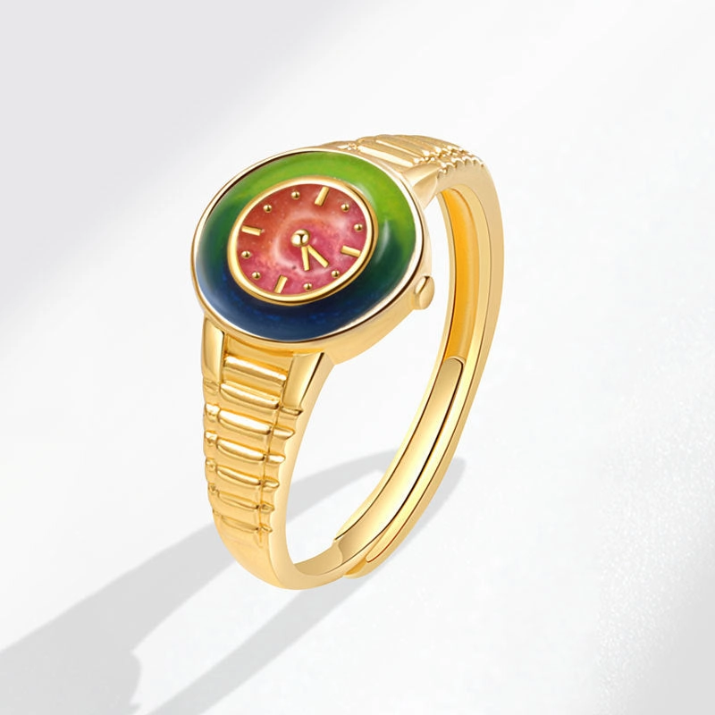Wholesale Copper Non-stop Word Watch Ring