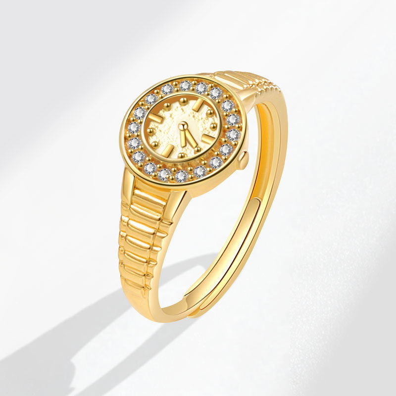 Wholesale Copper Non-stop Word Watch Ring