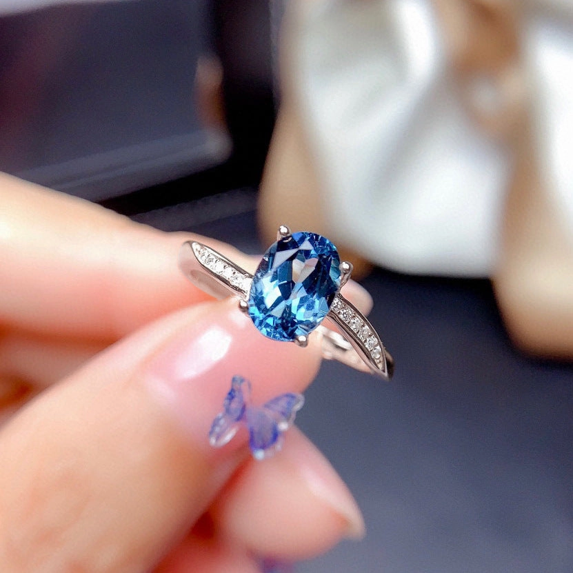 Wholesale Copper Simulated Sapphire Rings
