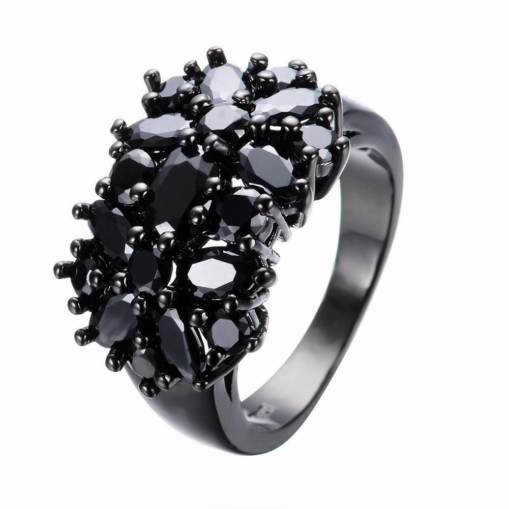 Wholesale Copper Sky Star Zircon Rings