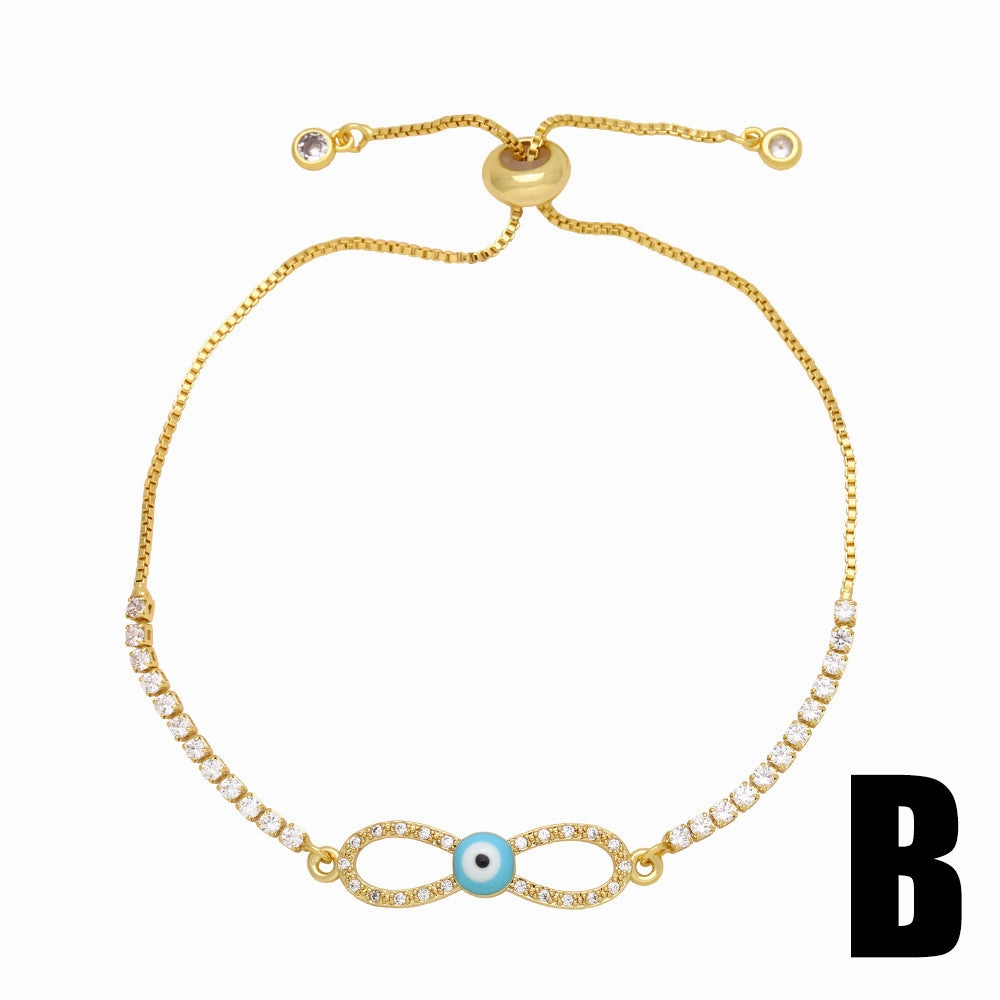 Wholesale Copper Trendy Dragonfly Heart Bracelet