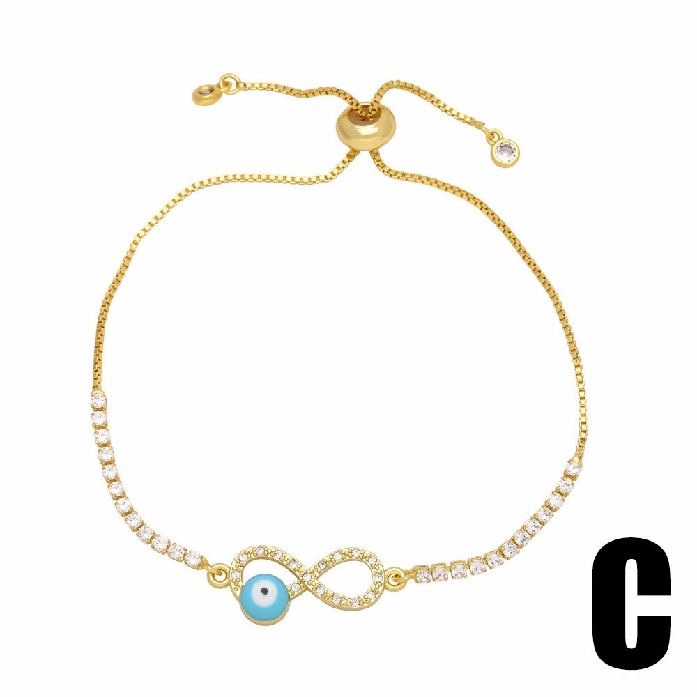 Wholesale Copper Trendy Dragonfly Heart Bracelet