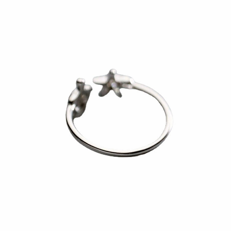 Wholesale Copper Turtle Starfish Ring