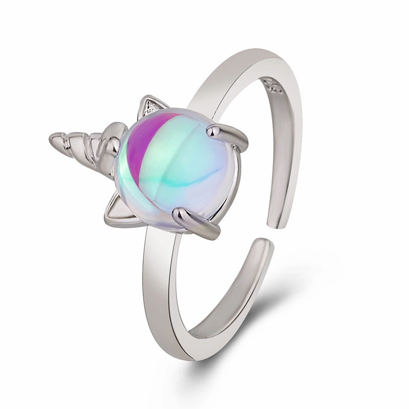 Wholesale Copper Unicorn Adjustable Ring