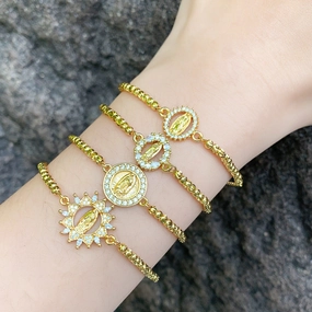 Wholesale Copper Vintage Fashion Geometric Bracelet
