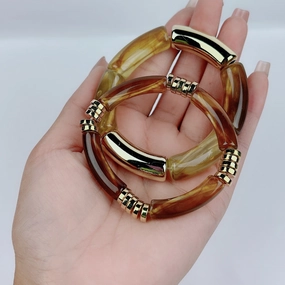 Wholesale creative tube ball elastic bracelet