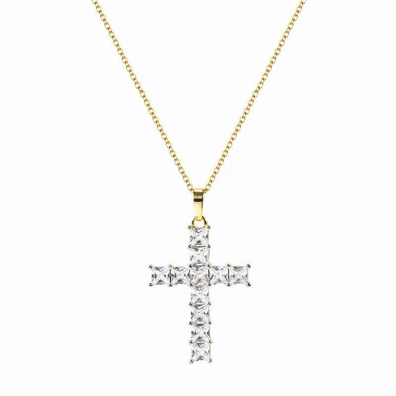 Wholesale Cross Copper Necklace