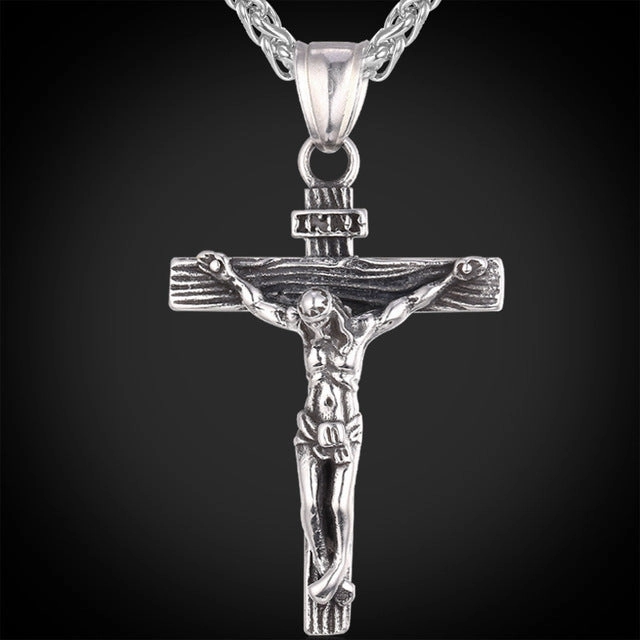 Wholesale Cross Men Pendant Alloy Necklaces