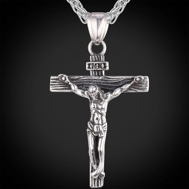 Wholesale Cross Men Pendant Alloy Necklaces