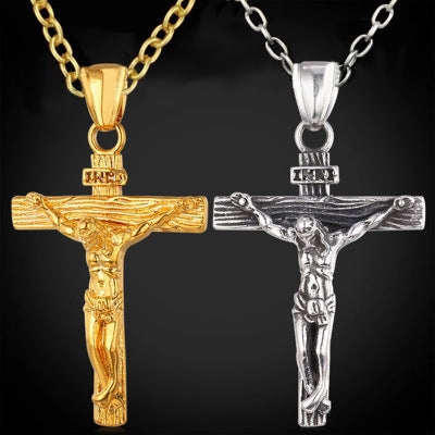 Wholesale Cross Men Pendant Alloy Necklaces
