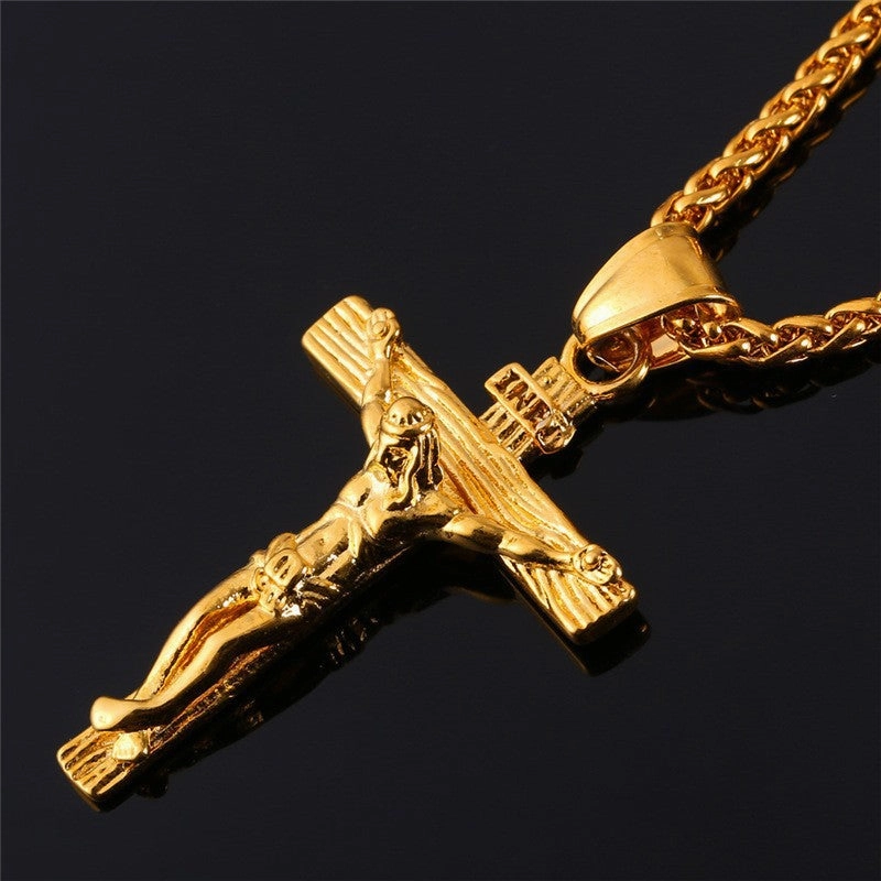 Wholesale Cross Men Pendant Alloy Necklaces