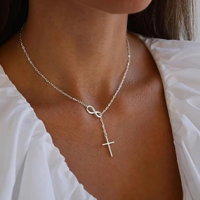 Wholesale Cross stainless steel necklace