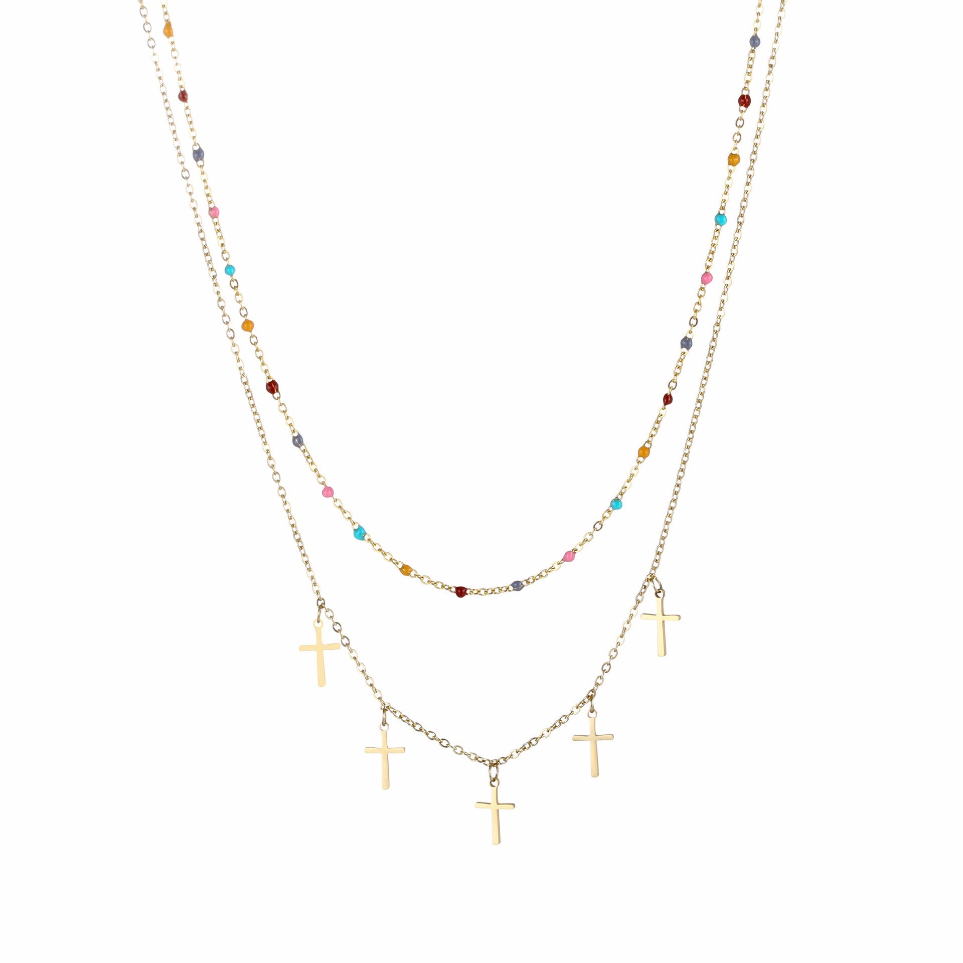 Wholesale Cross Stainless Steel Necklaces