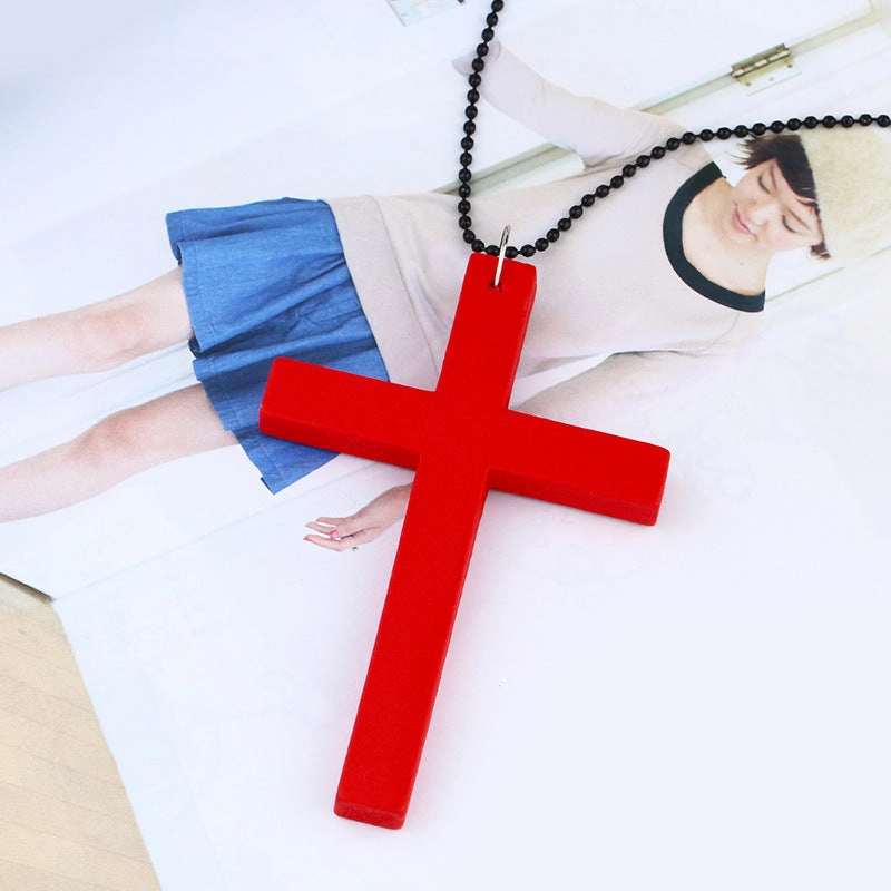 Wholesale Cross Wooden Necklaces