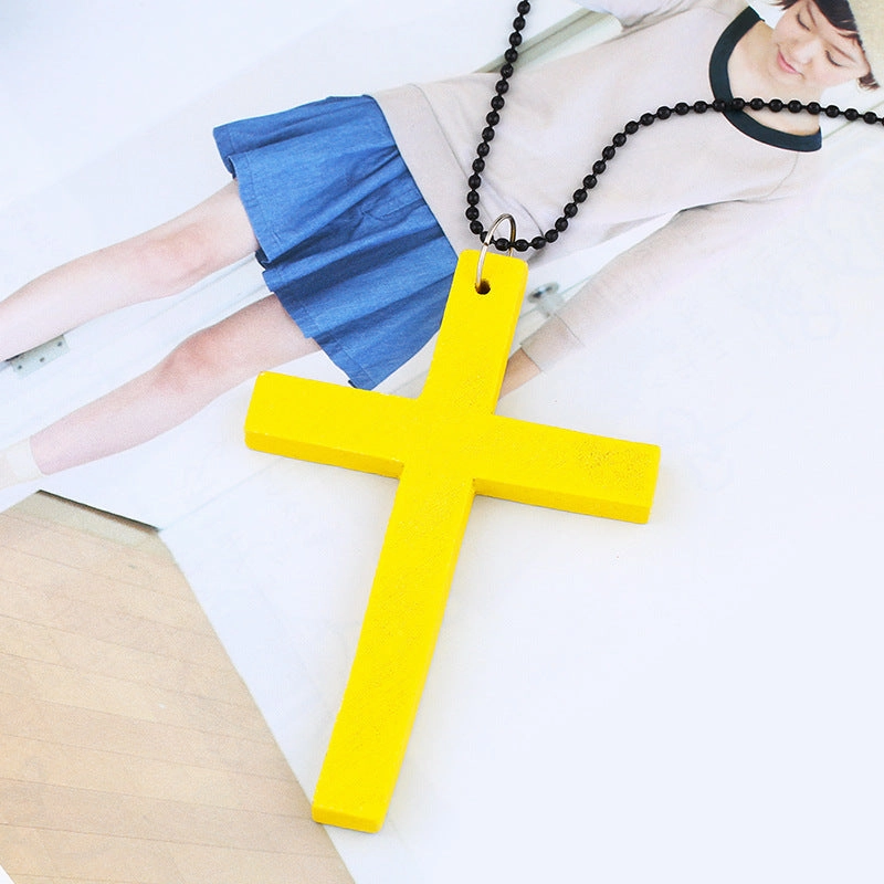 Wholesale Cross Wooden Necklaces