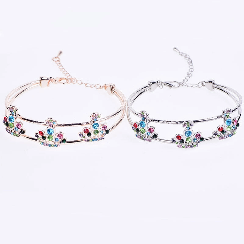 Wholesale Crown Simple Alloy Bracelet