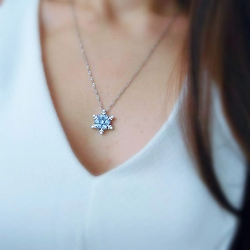 Wholesale Crystal Snow Alloy Necklaces