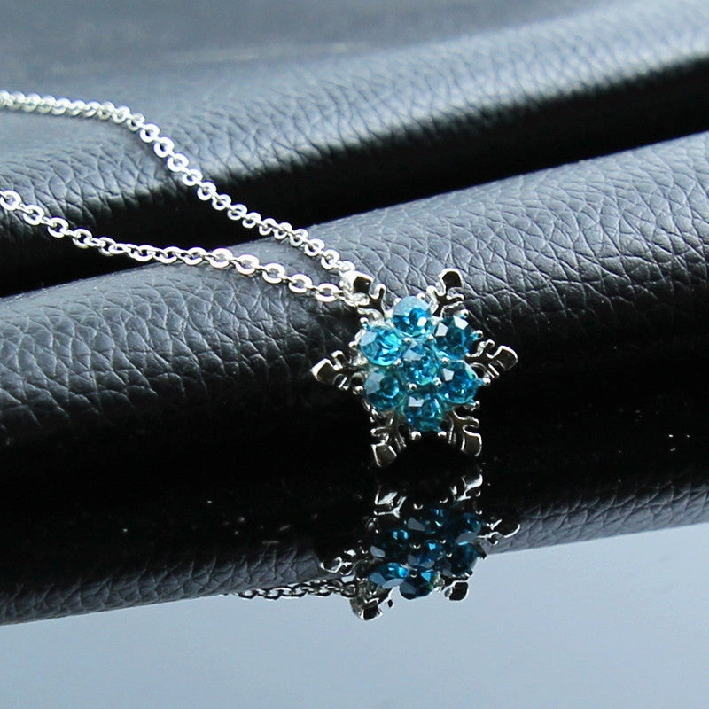 Wholesale Crystal Snow Alloy Necklaces