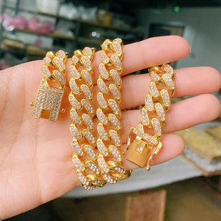 Wholesale Cuban Men's Alloy Necklace