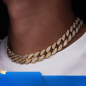 Wholesale Cuban Men's Alloy Necklace