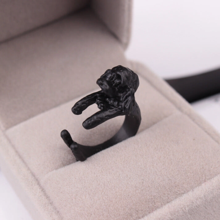 Wholesale Cute Animal Opening Alloy Rings