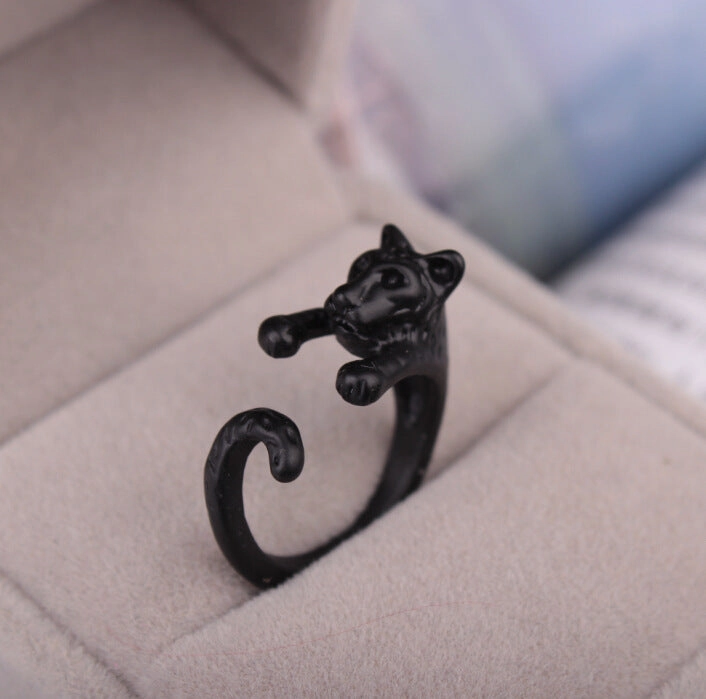 Wholesale Cute Animal Opening Alloy Rings
