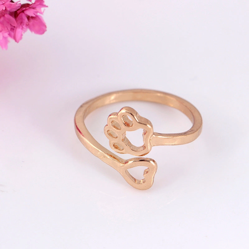 Wholesale Cute Animal Opening Alloy Rings