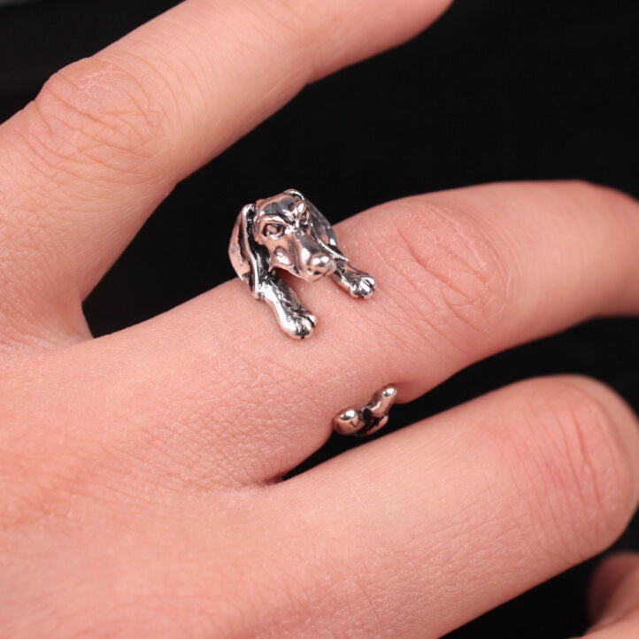 Wholesale Cute Animal Opening Alloy Rings