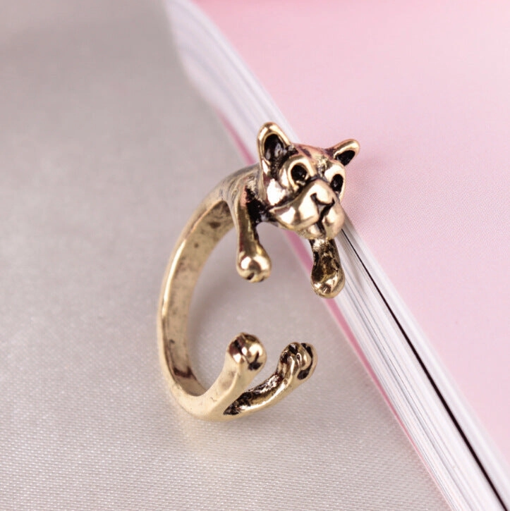 Wholesale Cute Animal Opening Alloy Rings