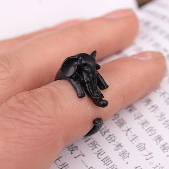 Wholesale Cute Animal Opening Alloy Rings