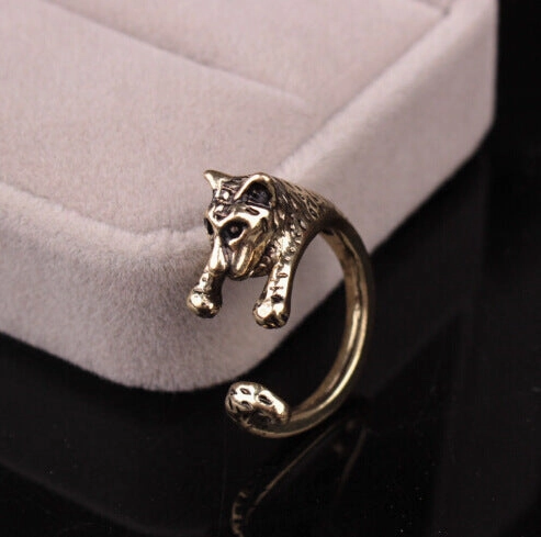 Wholesale Cute Animal Opening Alloy Rings
