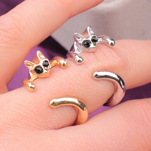 Wholesale Cute Animal Opening Alloy Rings