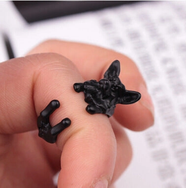 Wholesale Cute Animal Opening Alloy Rings