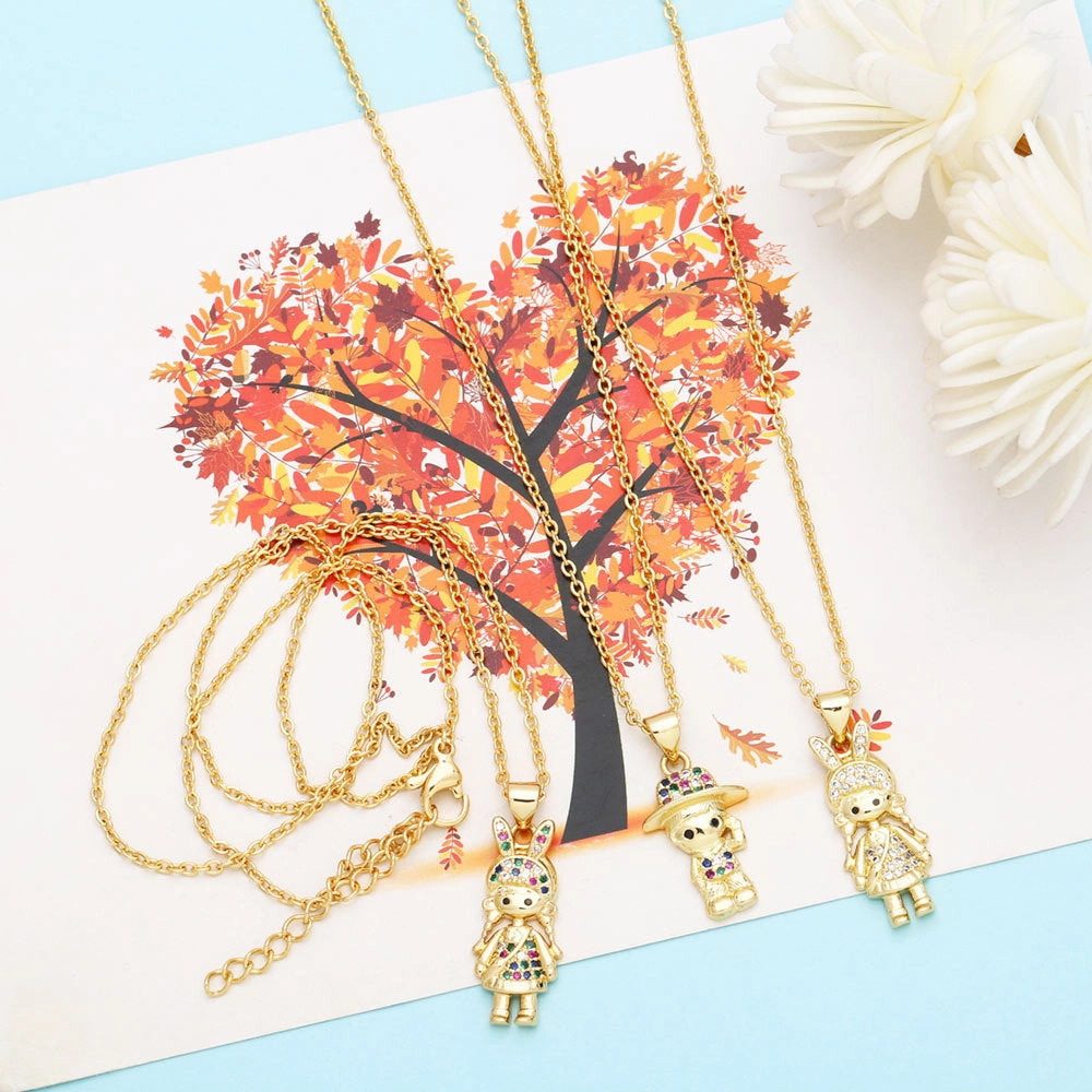 Wholesale Cute Boys Girls Copper Necklaces