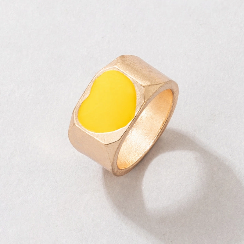Wholesale Cute Mushroom Alloy Rings Set of 3