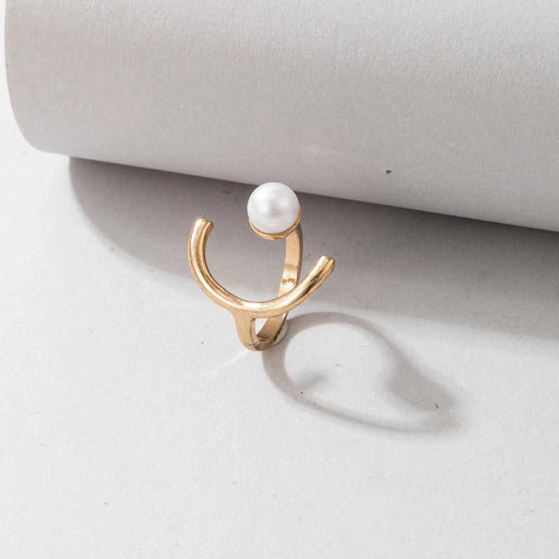 Wholesale Cute Mushroom Alloy Rings Set of 3