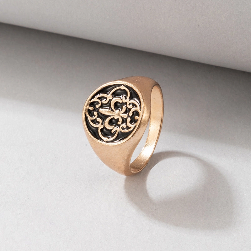 Wholesale Cute Mushroom Alloy Rings Set of 3