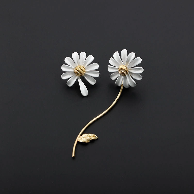 Wholesale Daisy Alloy Rings Necklace Set