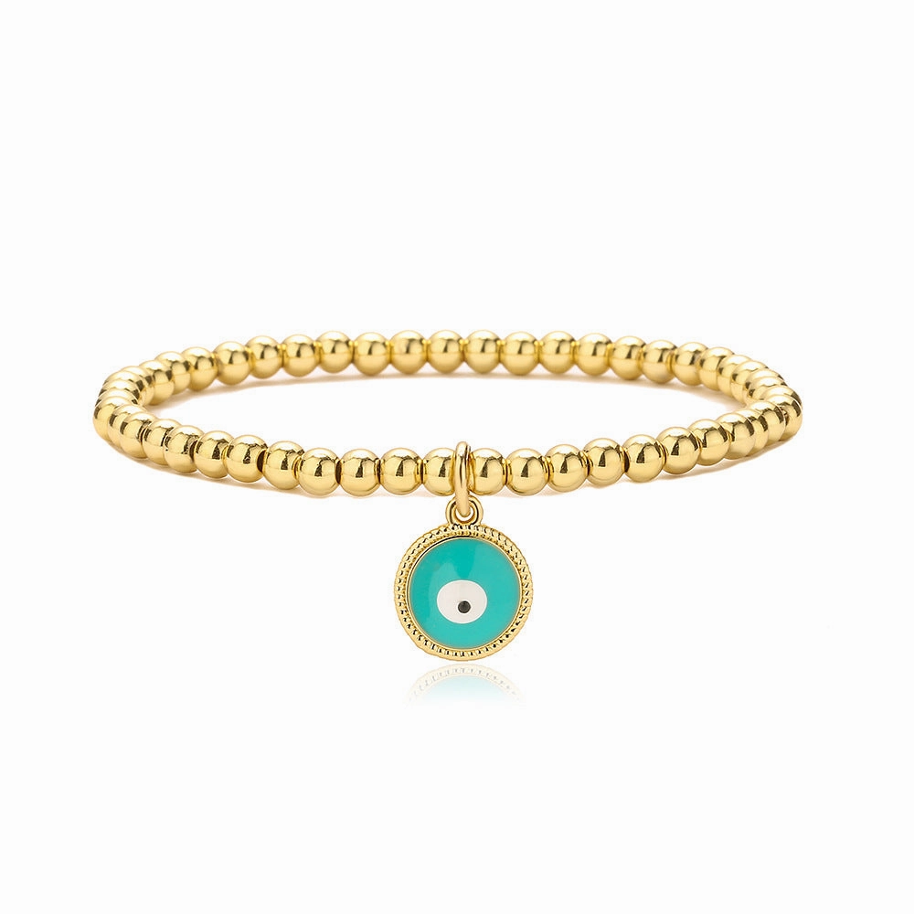 Wholesale Demon Eye Copper Bracelet