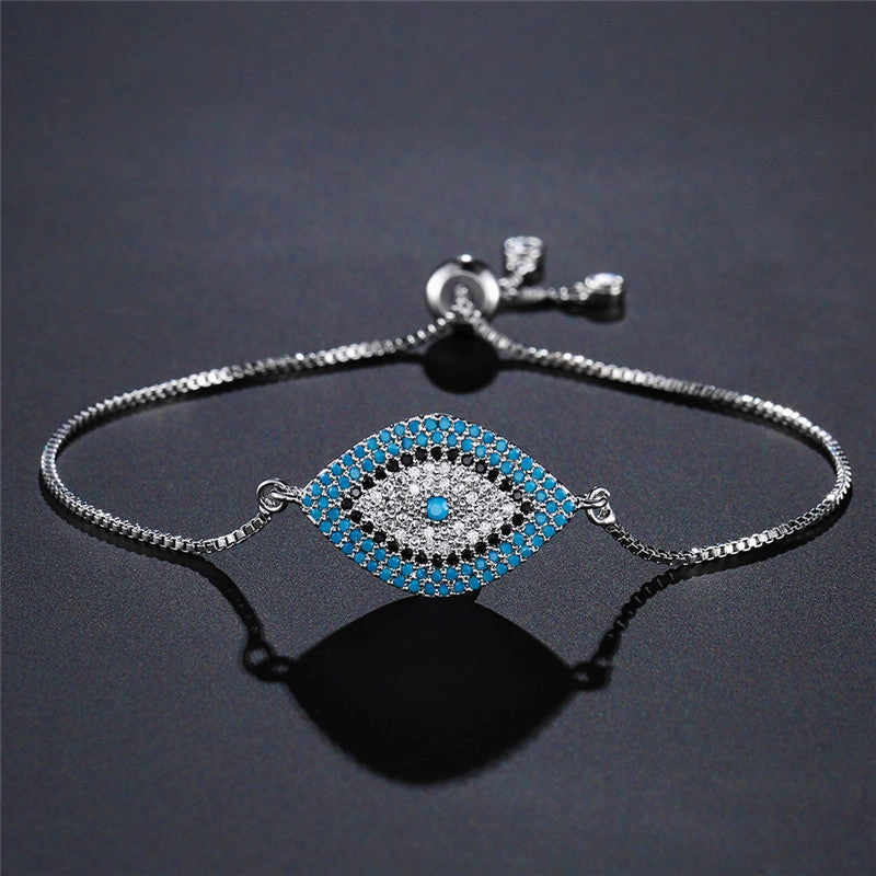 Wholesale Demon Eye Copper Bracelet