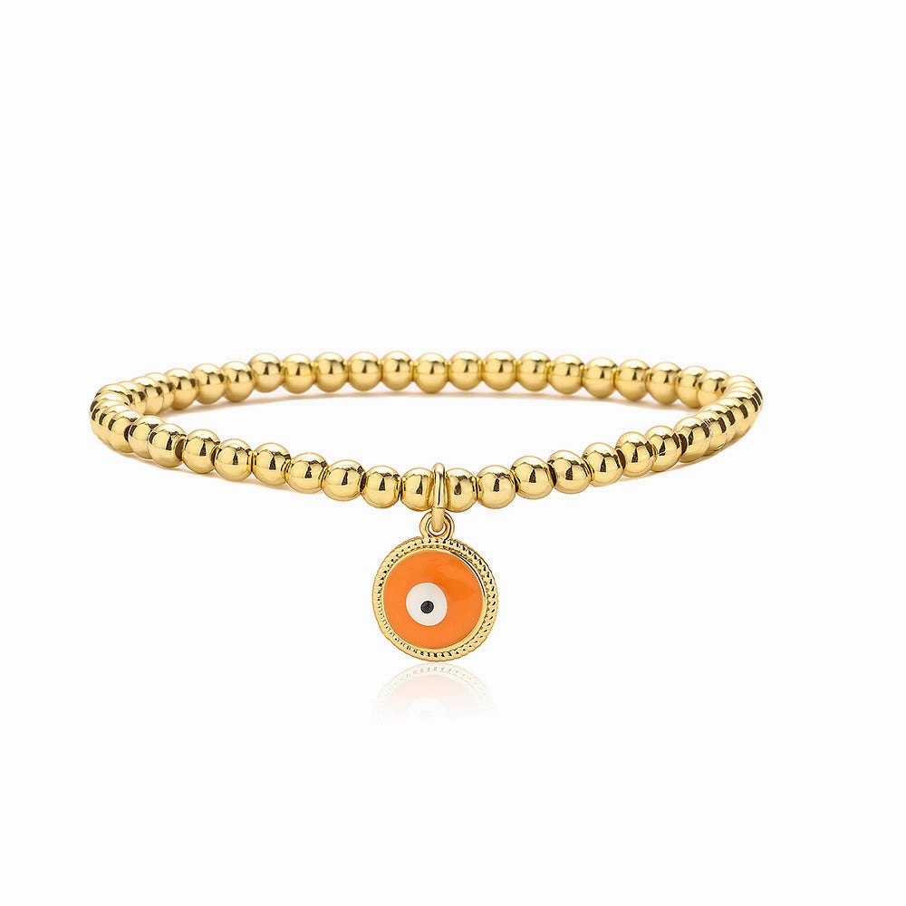 Wholesale Demon Eye Copper Bracelet