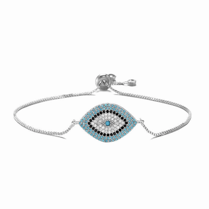 Wholesale Demon Eye Copper Bracelet