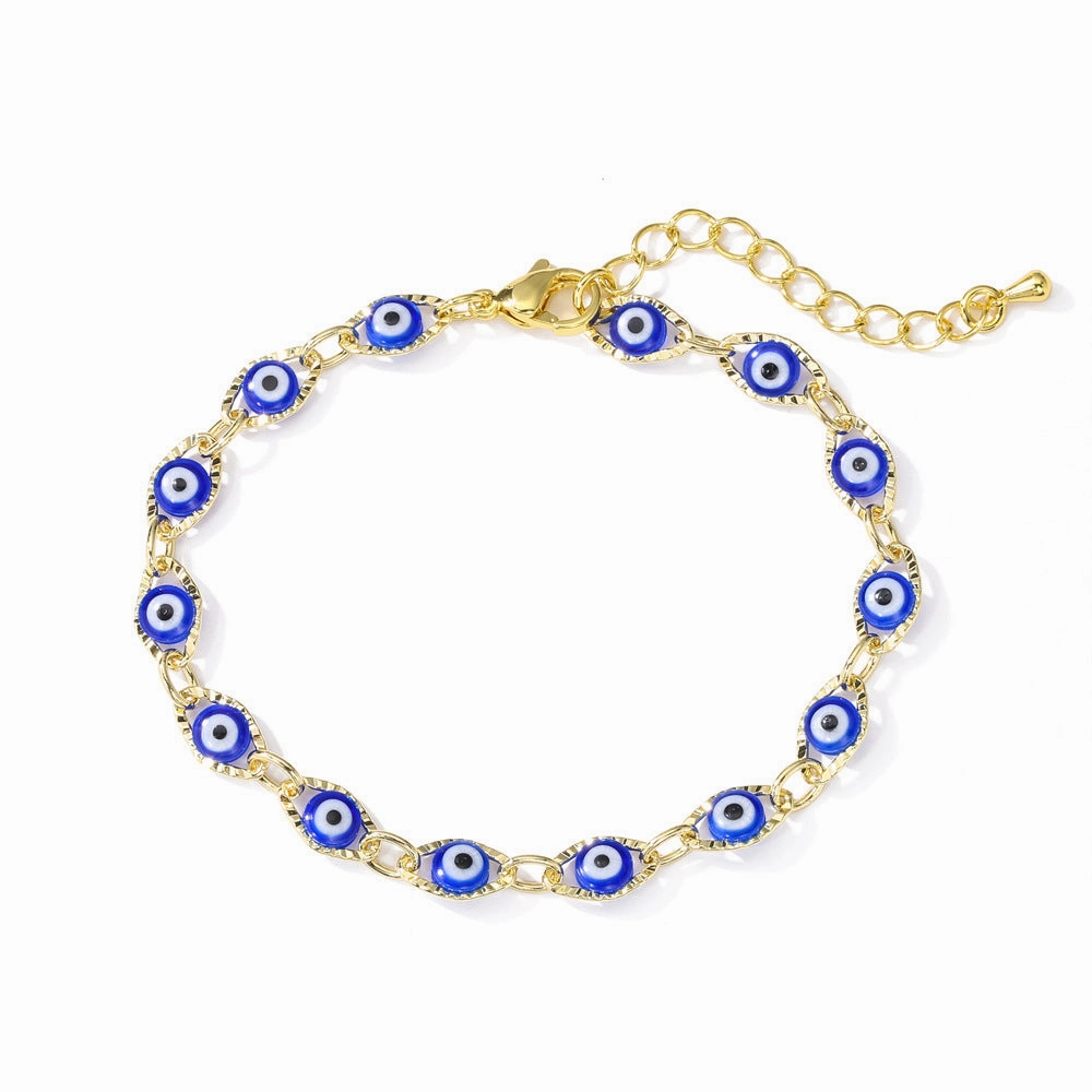 Wholesale Demon Eye Copper Bracelet
