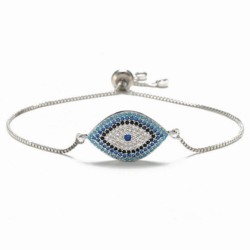 Wholesale Demon Eye Copper Bracelet
