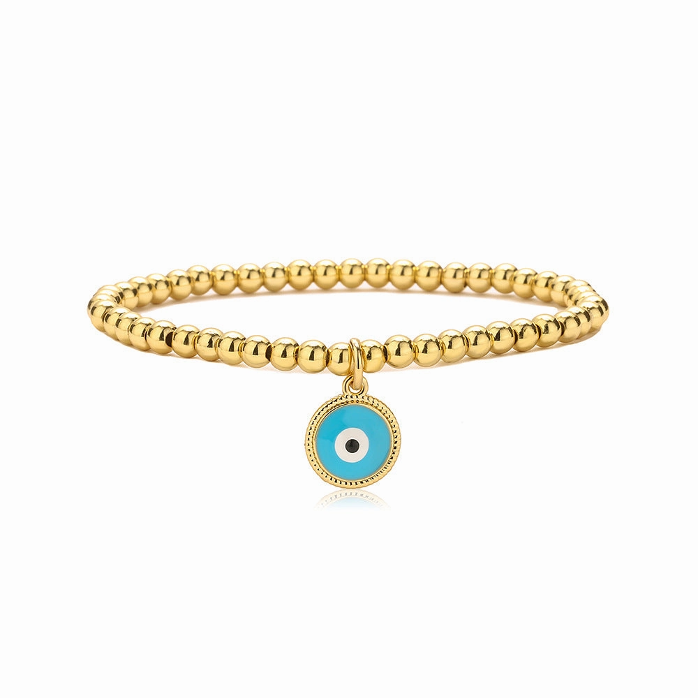 Wholesale Demon Eye Copper Bracelet